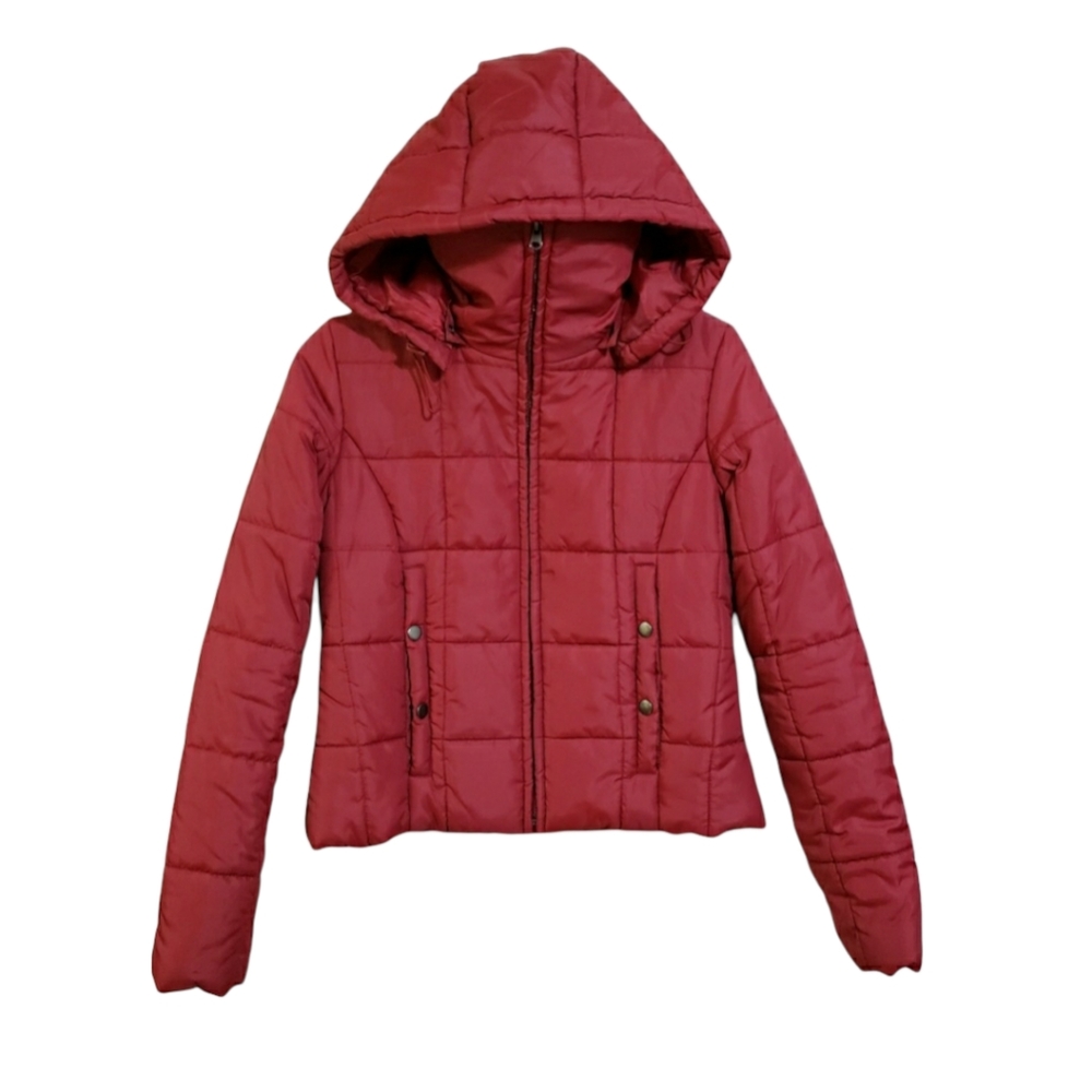 Sugarfly Hooded Quilted Jacket Woman's Size Medium